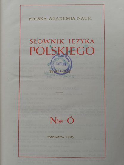 Słownik języka polskiego komplet 11 tomów, W. Doroszewski - obrazek 10